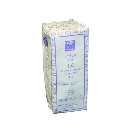 COMPRESSES EN NON-TISSE N.S. 5X5 CM COMED