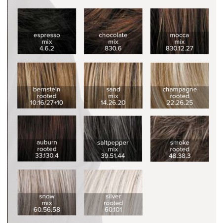 Chevelure courte Appoline plus