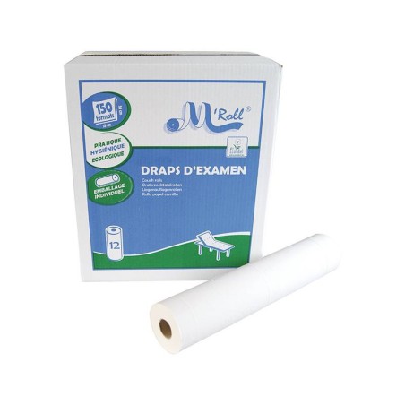 DRAPS D'EXAMENS ECOLABEL 50X35 LISSE 150 FMTS