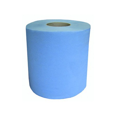 ESSUIE-MAINS DC MÉDIUM 450 FMTS 20X25CM OUATE BLEUE GAUFREE COLLEE 2PLIS