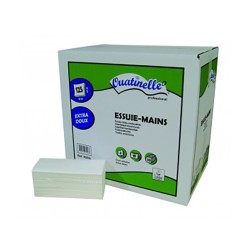 ESSUIE-MAINS ENCHÉVÊTRÉS PLIÉS EN W - FORMATS 22X34CM - PURE CELL. BLANC 2X19GR LISSE ECOLABEL