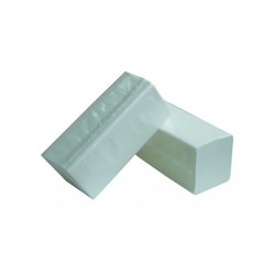 ESSUIE-MAINS ENCHÉVÊTRÉS PLIÉS EN W - FORMATS 22X34CM - PURE CELL. BLANC 2X23GR LISSE