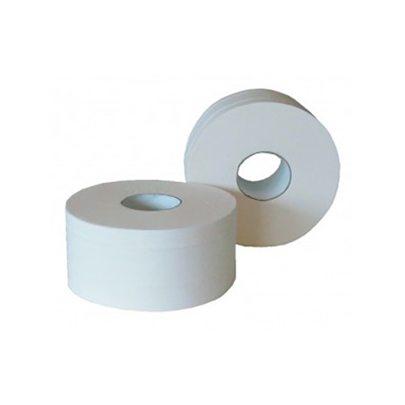 PAPIER TOILETTE MINIROL 200 M PURE PATE BLANCHE LISSE